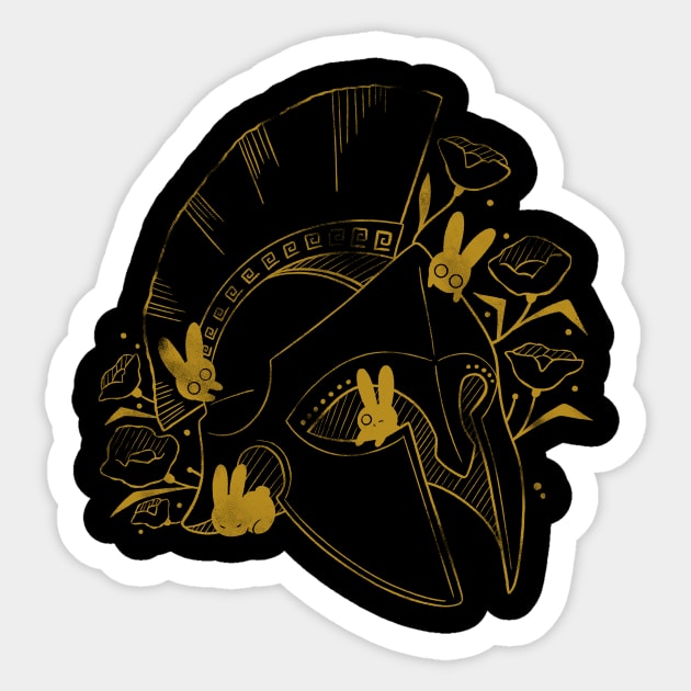 Helmet Bunnies Sticker by TaylorRoss1